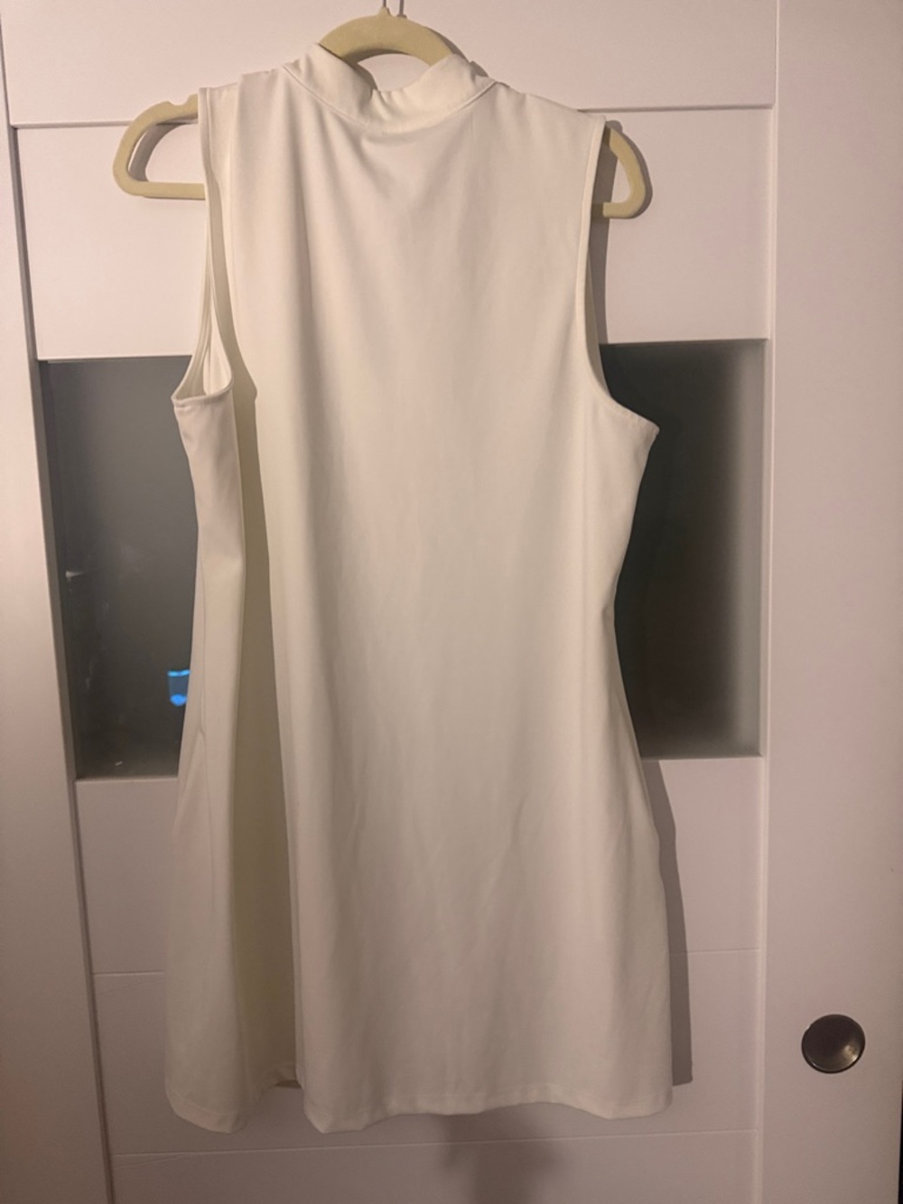 Tommy Bahama Sleeveless Zip-Neck Midi Dress in Cream - Picture 2 of 3
